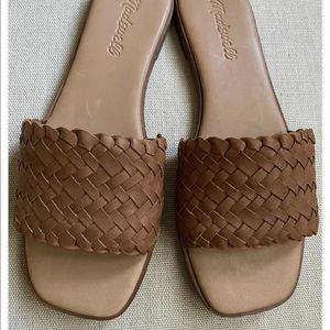 Madewell Woven Learher Slide Sandal AM210